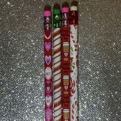 Style# 14 Valentine's Day Themed Pencils - Set of 4