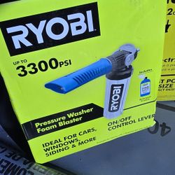 1800 Psi Ryobi Presure Washer/foam Blaster