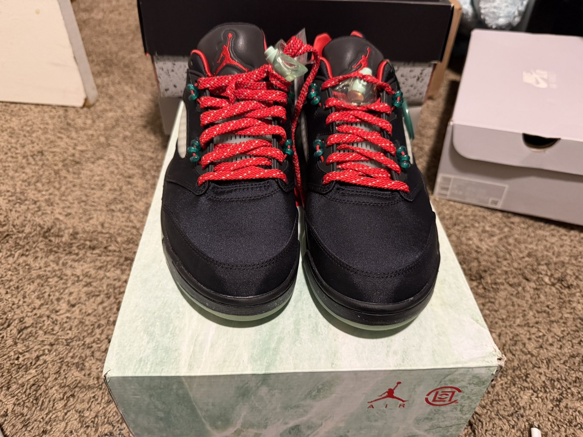 Men’s Air Jordan Retro 5 Low “Clot Jade” - Size 8 No Box Jordan 5 Retro Low “CLOT Jade” size 12 main image 3