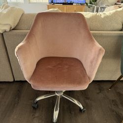 Pink Velvet Chair