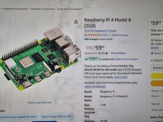 Raspberry Pi 4 Model B (2GB)