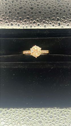 European Cut Diamond Ring