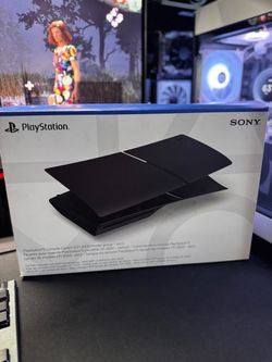 PS5 slim black plates