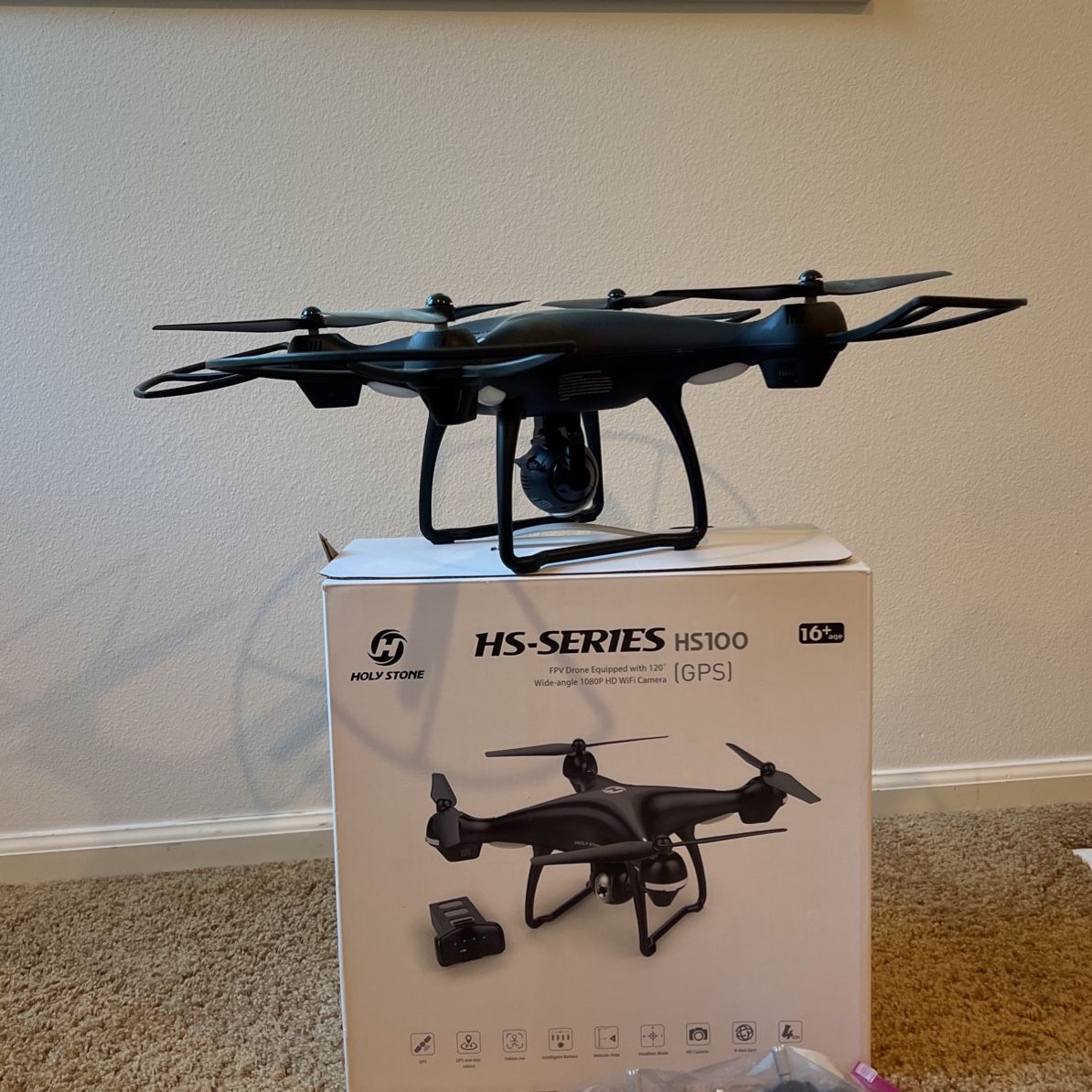 Gps Fpv Rc Holy Stone Drone Hs100 Review Hs110g Drone Amazon