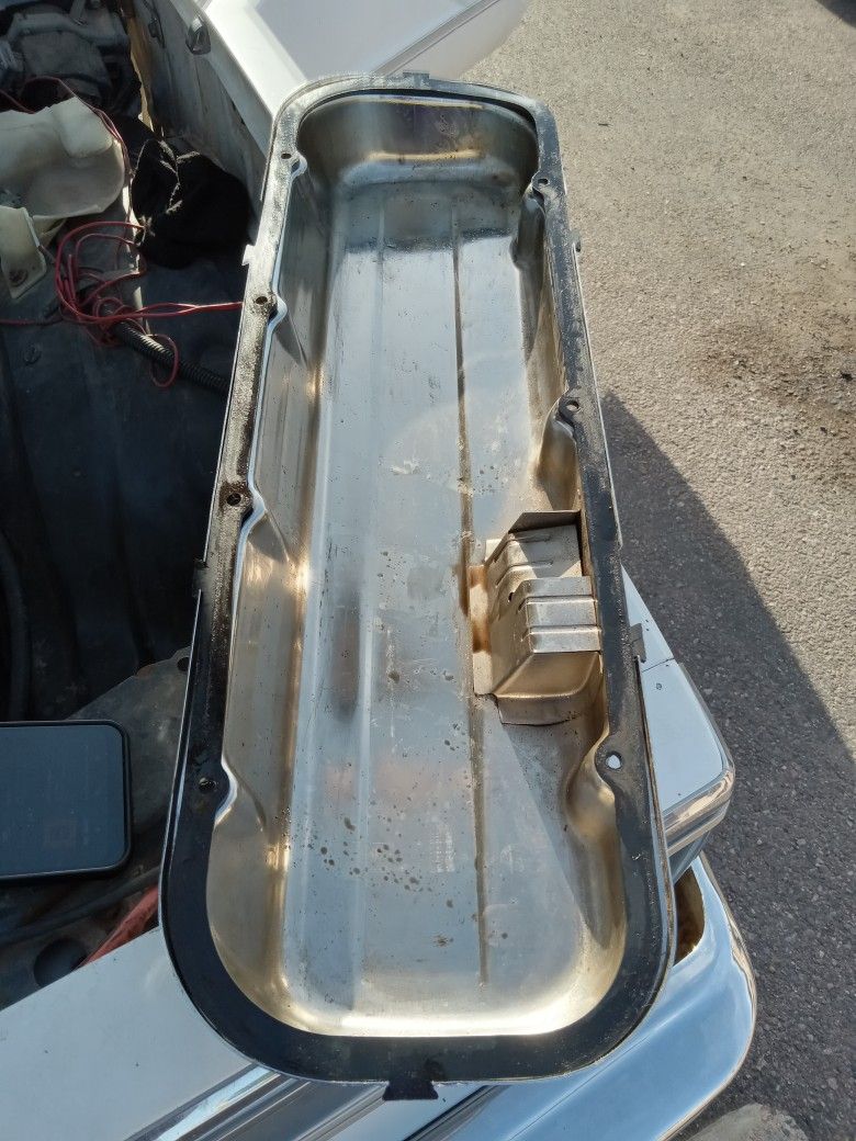 BBC Big Block Chevy Chrome Valve Covers With Rubber Gaskets