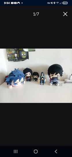 First come first pick up!!
Unbelievable offer!!!!!
4 original Demon slayer plushes + 1 Demon slayer  character New.
All for Only 20 dollars (all cost 