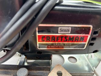 Craftsman saber saw