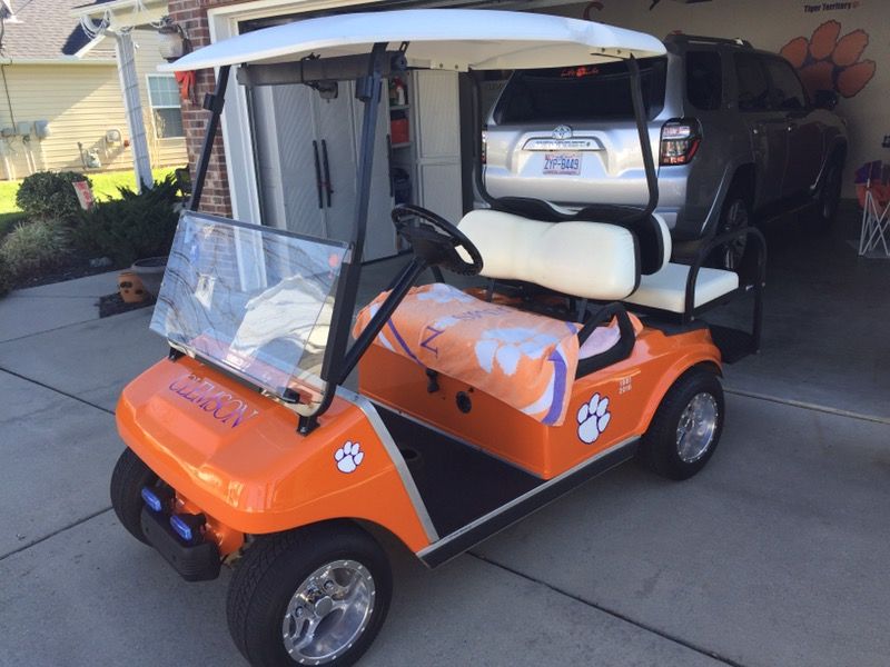 Clemson golf cart