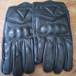 MENS MOTORCYCLE LEATHER PROTECTIVE GLOVES  WINDPROOF SPORTS 