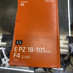 Sony E PZ 18-105mm F4 G OSS Lens