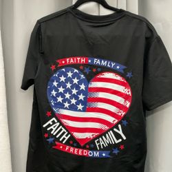 T Shirt ..https://offerup.com/redirect/?o=ZmFpdGguZmFtaWx5.freedom 