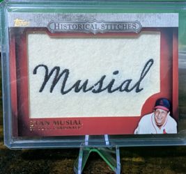 2012 Topps Historical Stitches Patch Stan Musial
