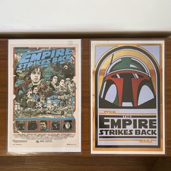 Star Wars Posters In Plastic Protectors