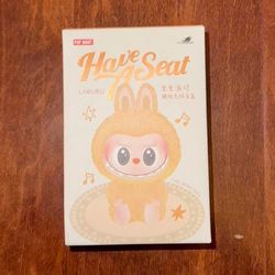 Pink Labubu Dada Have A Seat Pendant