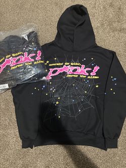 Black punk spider hoodie