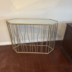 Gold Hallway Table 