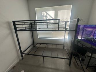 Twin over twin bunk bed