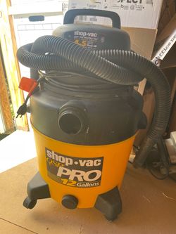 Shop Vac 4.5 HP 12 Gallon Works Excellent