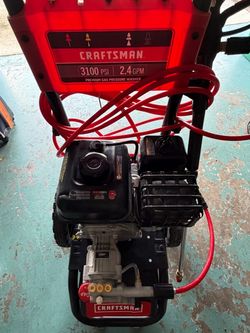CRAFTSMAN 3100-PSI 2.4-GPM Gas Pressure washer with 4 Spray Tips