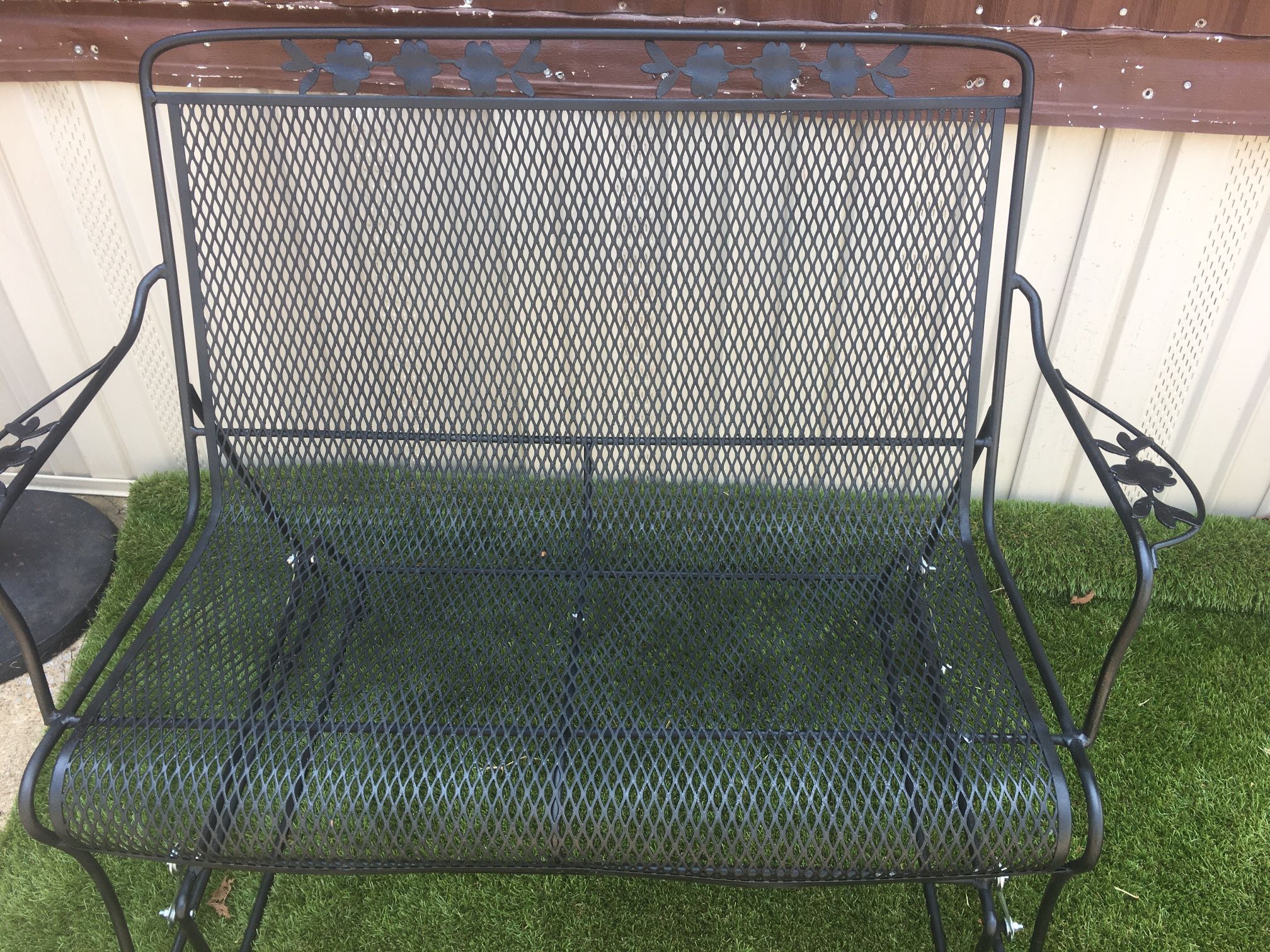 Patio Yard Glider Wrought Iron