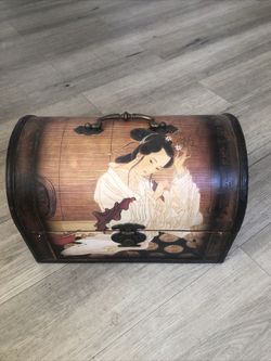 Decorated Wooden Box