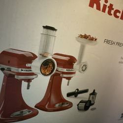 KitchenAid Food Grinder + Fresh Prep Slicer/Shredder (KSM2VSGA)