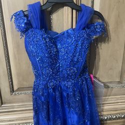 Royal Blue Dress