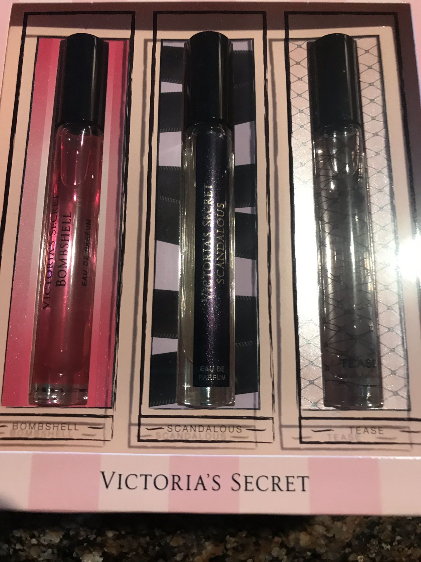 Victoria Secret 3 pc roller ball set perfume