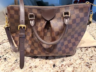 Authentic Louis Vuitton Siena PM in Damier Ebene canvas