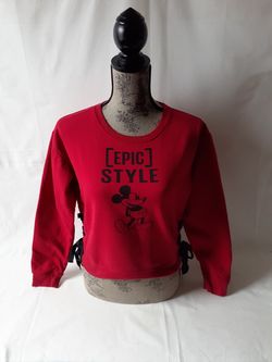 Mickey Mouse epic style women's sweatshirt size small