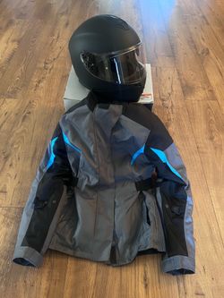 Mint BILT Motorcycle Gear Bundle-Tempest 2 H20 Jacket Small & Force Helmet (Medium)