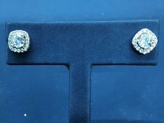 Double Stud Earring - Silver 2.2 grams