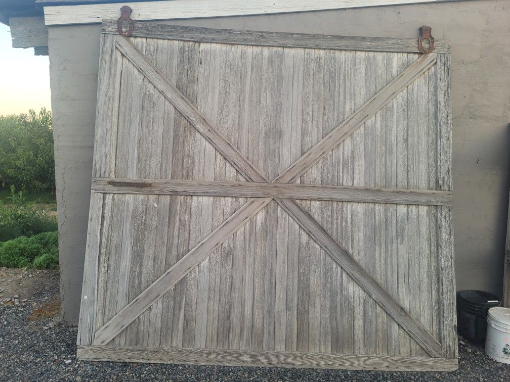 Genuine vintage barn door