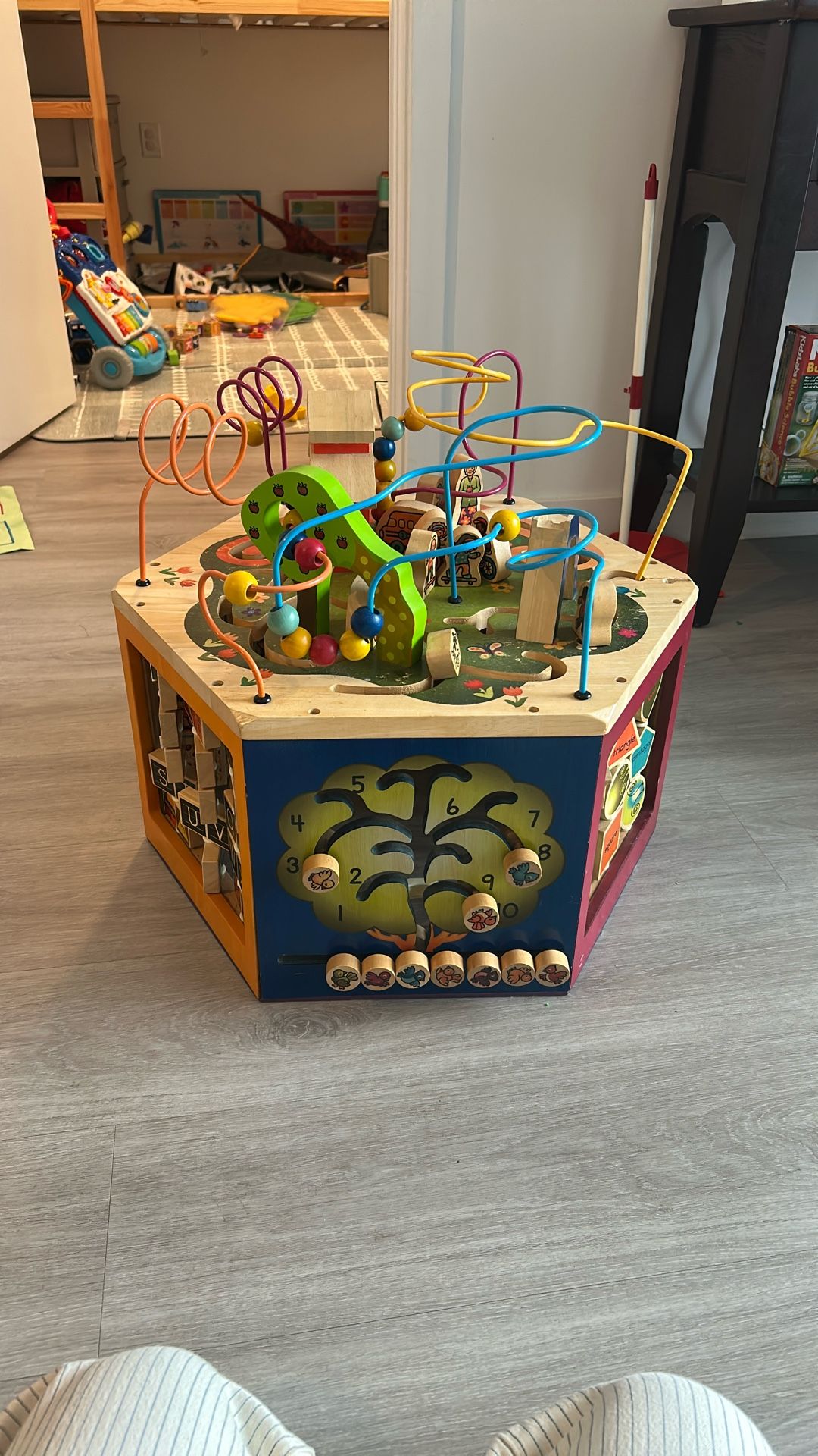 Wooden Activity Cube