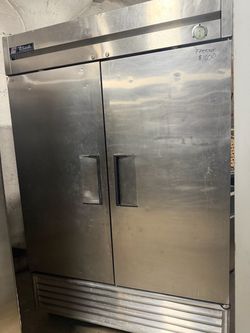 True Mfg Commercial Two-Door Stainless Steel Freezer T-49F