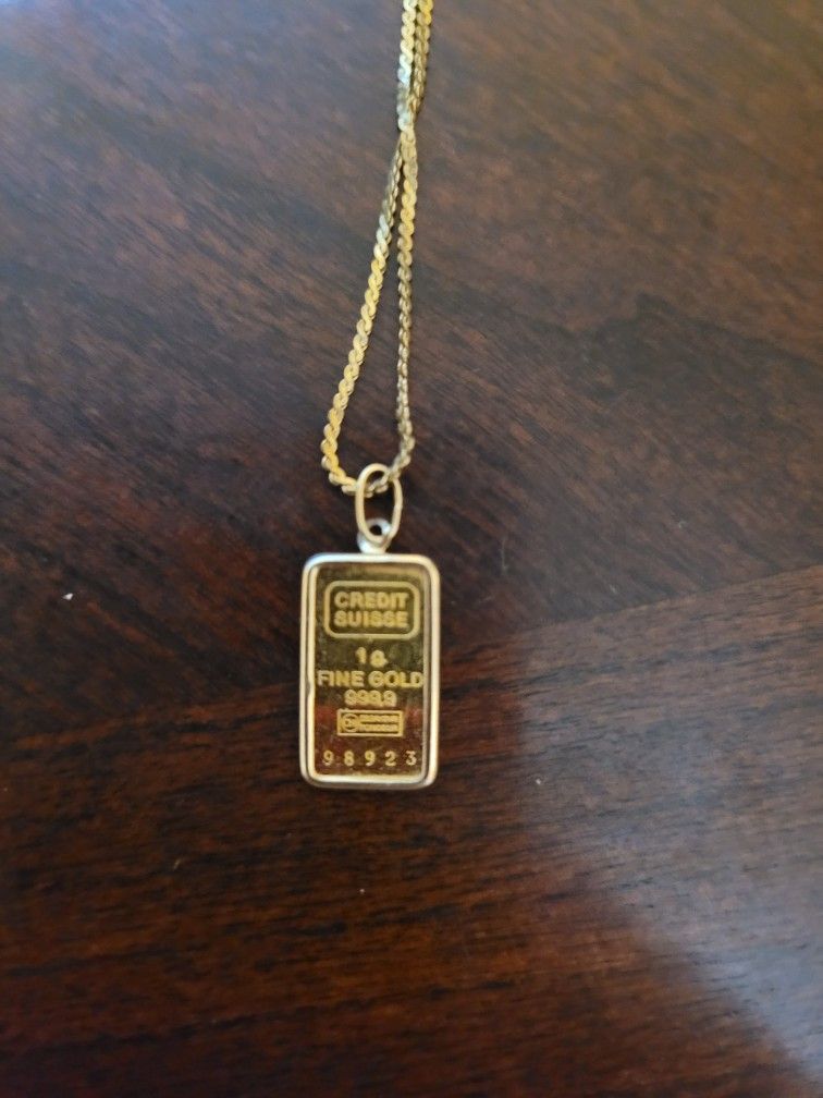 1g-fine-gold-credit-suisse-ingot-necklace-for-sale-in-myakka-city-fl