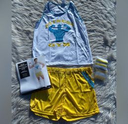 Men’s retro aerobics costume