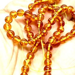 13.5” Strand Of Baltic Amber Beads 