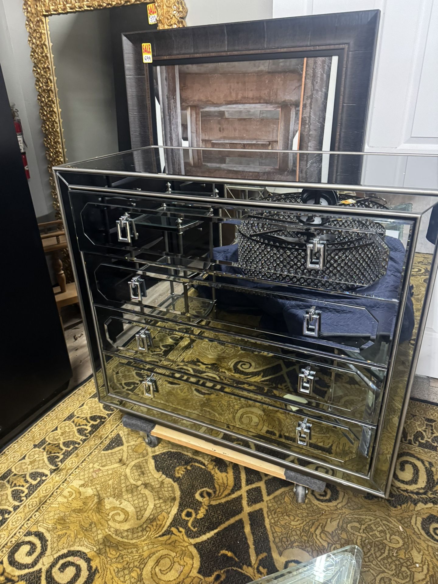 Beautiful Mirror Dresser - Excellent Condition - 40” x 20” x 37” - Originally $1499
