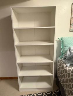 White Bookshelf