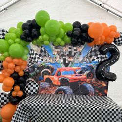 Monster Jam Balloon Garland 