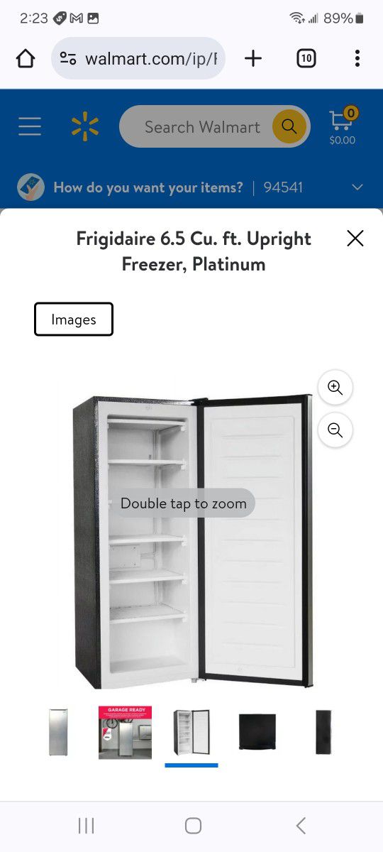 Like New 6.5 Cu Freezer 