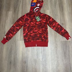 Red Bape Camo Hoodie 