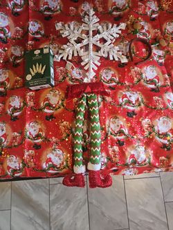 New Lights,big Star Light Decoration,elf Legs,reindeer Headband,