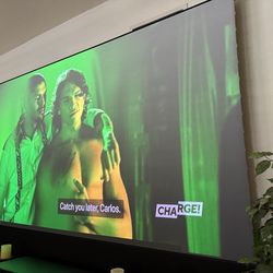 Vividstorm 120” alr floor rising screen