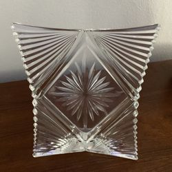 Vintage Mikasa Starlet Beveled Lead Crystal Picture Frame