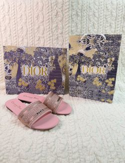 D ior Pink Sandals
