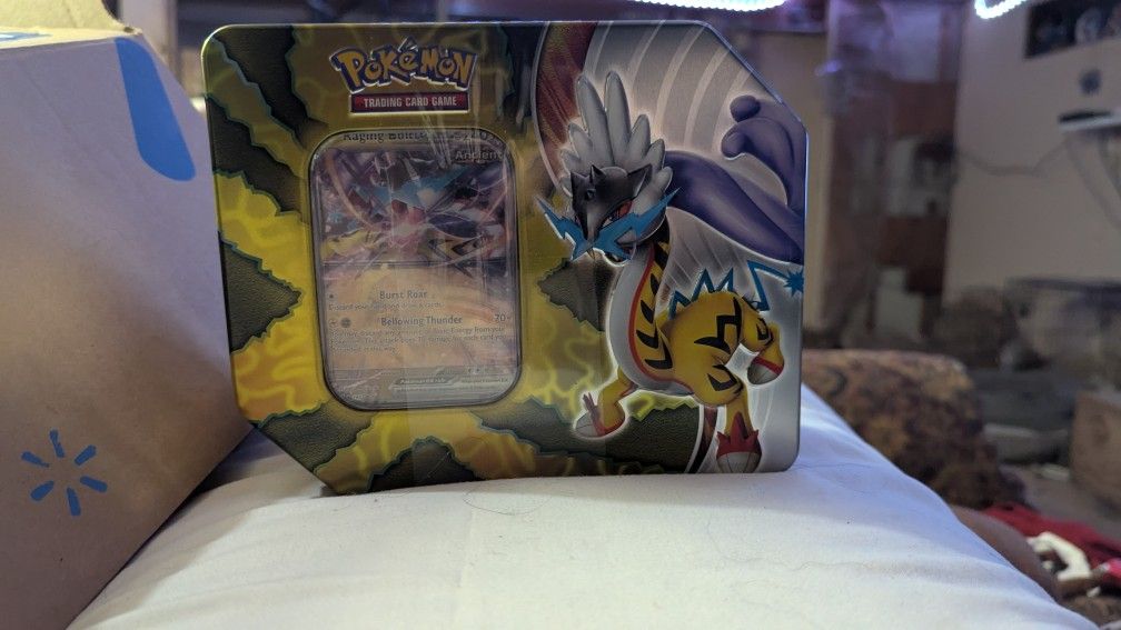 Pokemon TCG Raging Bolt Ex Paradox Destinies Tin
