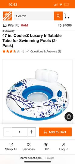 Brand new 53 n. CoolerZ Luxury Inflatable Tube 