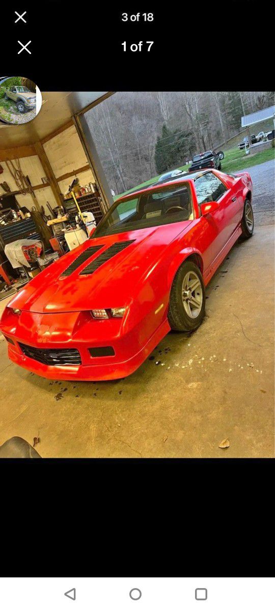 1985 Chevrolet Camaro 104,000 Miles New Suspension, New Fuel Pump System, Tires & Brakes Aftermarket Headers & Valve Covers T.P No Leaks Gd Cond, Just